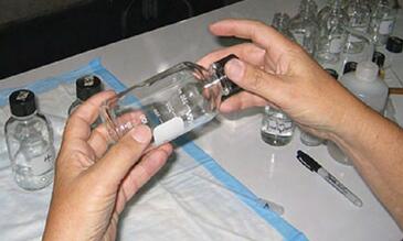 CDC Bottle Assay - credit: CDC